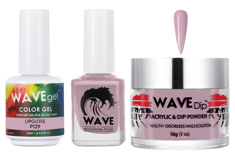 #129 Wave Gel Simplicity Collection-3 in 1 Matching Trio Set