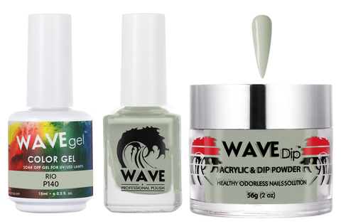 #140 Wave Gel Simplicity Collection-3 in 1 Matching Trio Set
