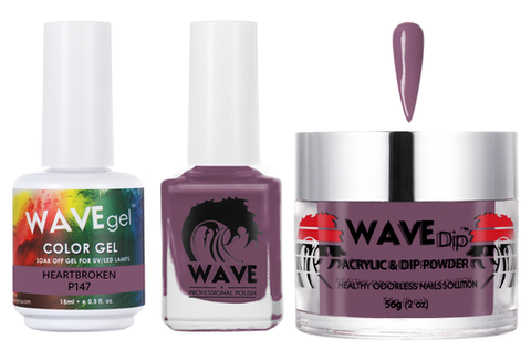 #147 Wave Gel Simplicity Collection-3 in 1 Matching Trio Set
