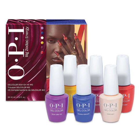 OPI Soak off Gel - Big Zodiac Energy Collection | Fall 2023 Add-on kit #2 - 6 Colors