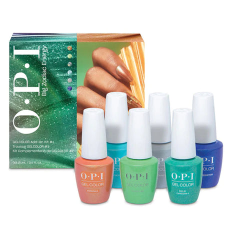 OPI Soak off Gel - Big Zodiac Energy Collection | Fall 2023 Add-on kit #1 - 6 Colors