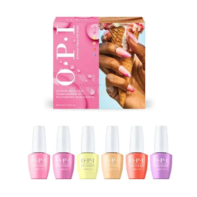 OPI Soak off Gel - Summer Make the Rules Collection Summer 2023 Add-on kit #1 - 6 Colors