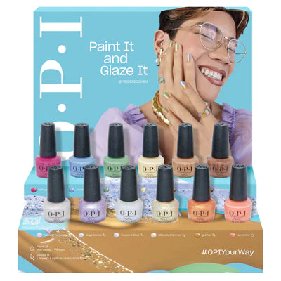 OPI Nail Lacquer 0.5oz - Your Way Spring 2024 - 12pcs - WITH DISPLAY