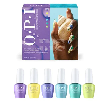 OPI Soak off Gel - Summer Make the Rules Collection Summer 2023 Add-on kit #2 - 6 Colors