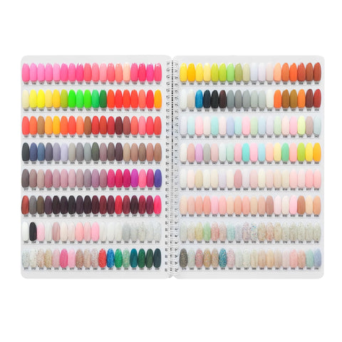 Chance Matching Color Gel & Nail Lacquer 0.5oz - Full Set 396 colors (360 Colors + 36 Colors Bare Collection) w/ 1 Cre8tion Lamp & 2 sets Color Chart