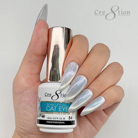 Cre8tion Cat Eye Soak Off Gel 0.5oz 54