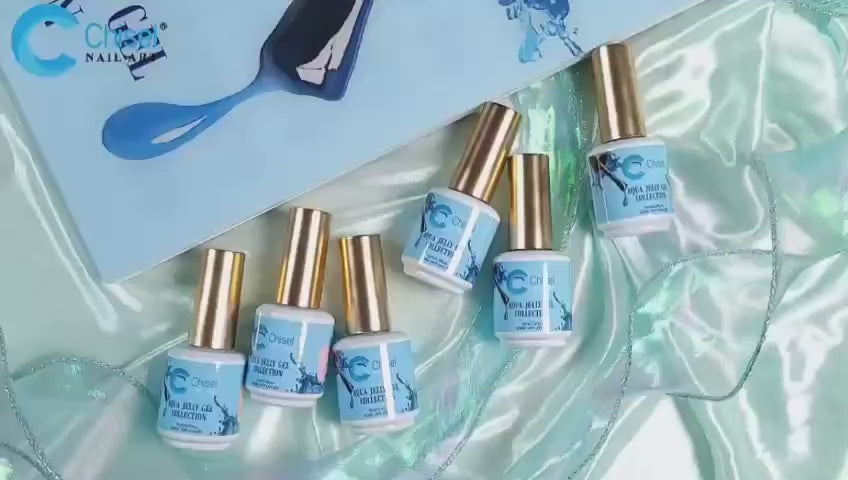 Chisel Aqua Jelly Gel Collection 36 Color - Free sample + Magnet