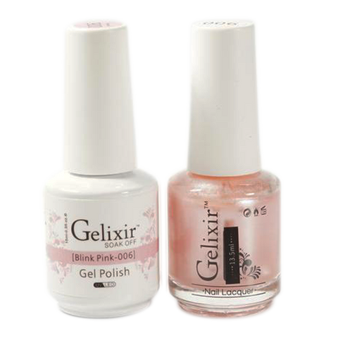 Gelixir - Matching Color Soak Off Gel - 006 Blink Pink