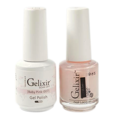 Gelixir - Matching Color Soak Off Gel - 007 Baby Pink