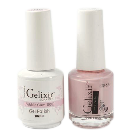 Gelixir - Matching Color Soak Off Gel - 008 Bubble Gum