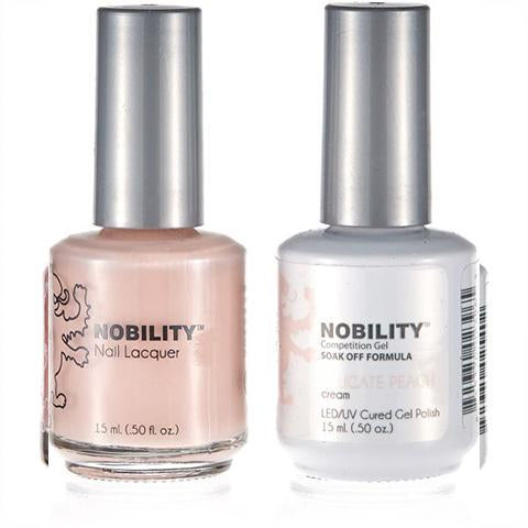 Nobility Gel Polish & Nail Lacquer, Delicate Peach - NBCS078