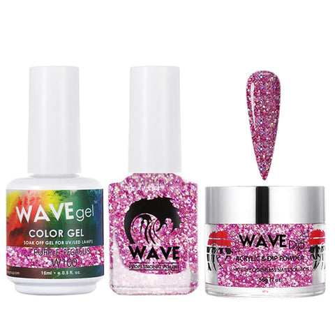 #100 Wave Gel Simplicity Collection-3 in 1 Matching Trio Set