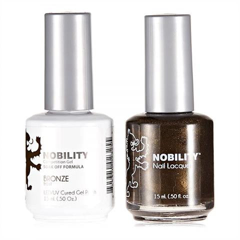 Nobility Gel Polish & Nail Lacquer, Bronze - NBCS007