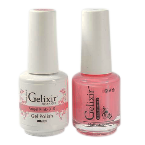 Gelixir - Matching Color Soak Off Gel - 010 Angel Pink