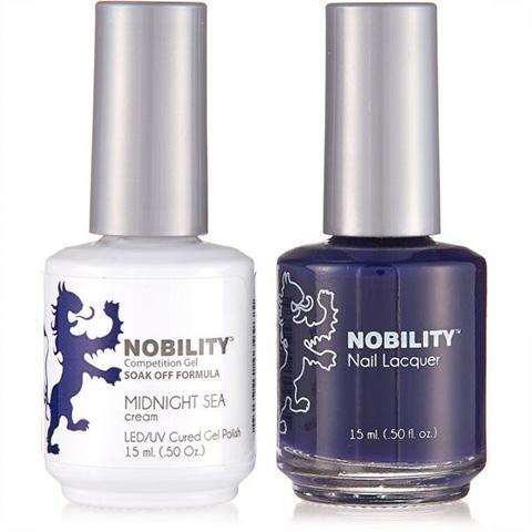Nobility Gel Polish & Nail Lacquer, Midnight Sea - NBCS175