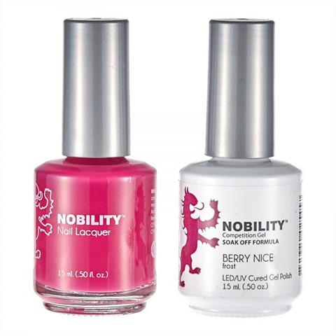 Nobility Gel Polish & Nail Lacquer, Berry Nice - NBCS095