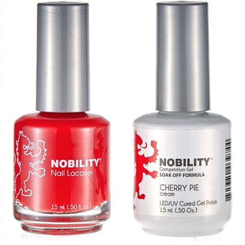 Nobility Gel Polish & Nail Lacquer, Cherry Pie - NBCS156