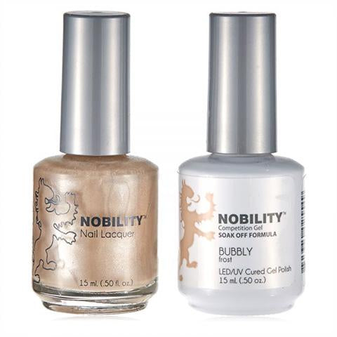 Nobility Gel Polish & Nail Lacquer, Bubbly - NBCS104