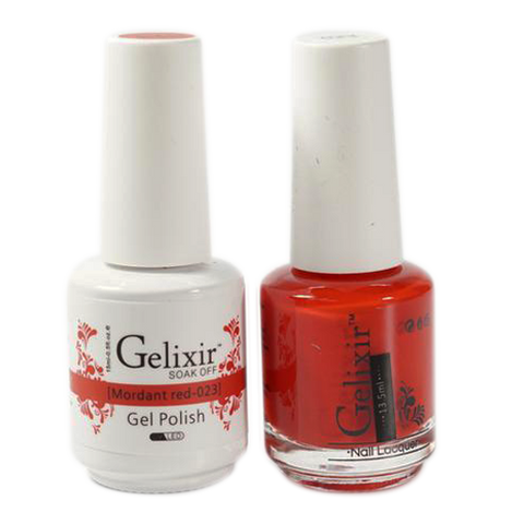 Gelixir - Matching Color Soak Off Gel - 023 Mordant Red