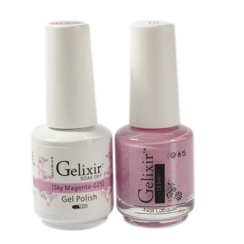 Gelixir - Matching Color Soak Off Gel - 025 Sky Magenta