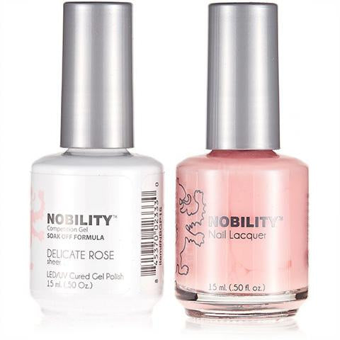 Nobility Gel Polish & Nail Lacquer, Delicate Rose - NBCS015