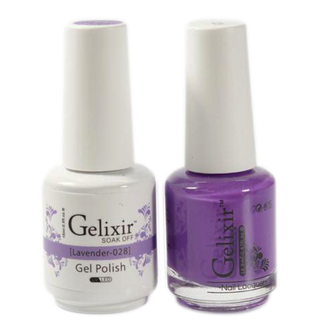 Gelixir - Matching Color Soak Off Gel - 028 Lavender