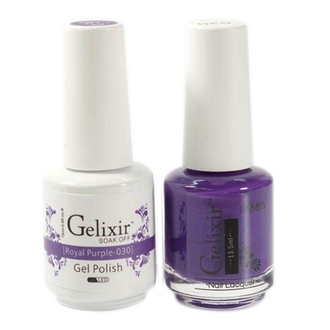 Gelixir - Matching Color Soak Off Gel - 030 Royal Purple