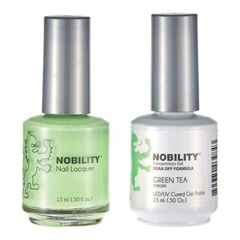 Nobility Gel Polish & Nail Lacquer, Green Tea - NBCS166