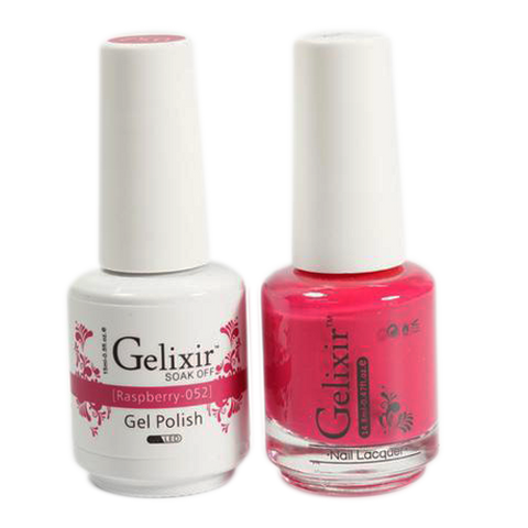 Gelixir - Matching Color Soak Off Gel - 052 Raspberry