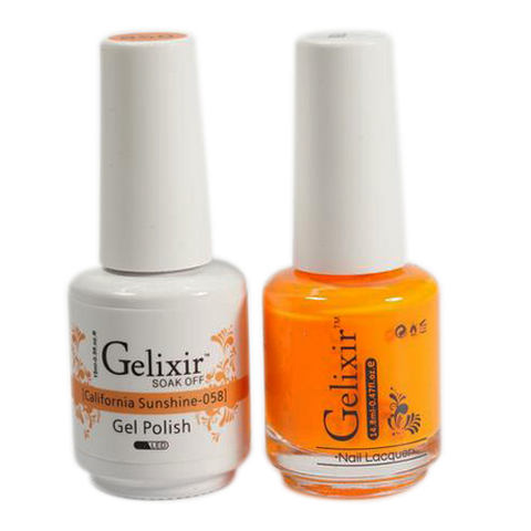 Gelixir - Matching Color Soak Off Gel - 058 California Sunshine