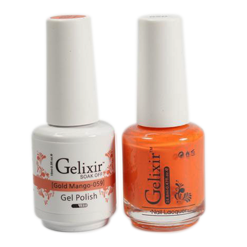 Gelixir - Matching Color Soak Off Gel - 059 Gold Mango