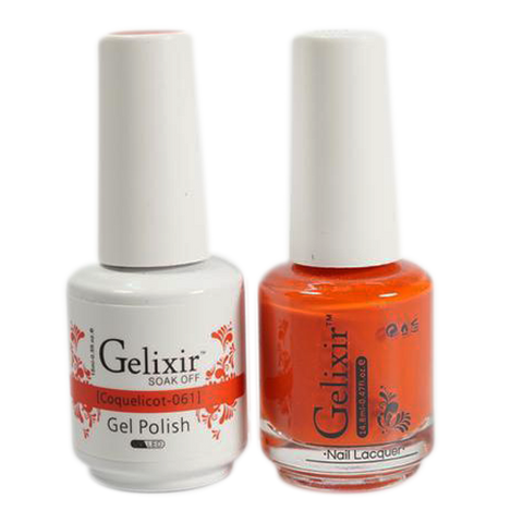 Gelixir - Matching Color Soak Off Gel - 061 Coquelicot