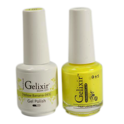 Gelixir - Matching Color Soak Off Gel - 065 Yellow Banana