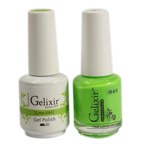 Gelixir - Matching Color Soak Off Gel - 066 Lime