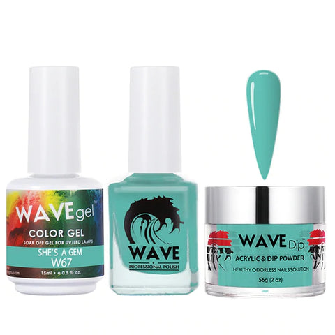 #067 Wave Gel Simplicity Collection-3 in 1 Matching Trio Set