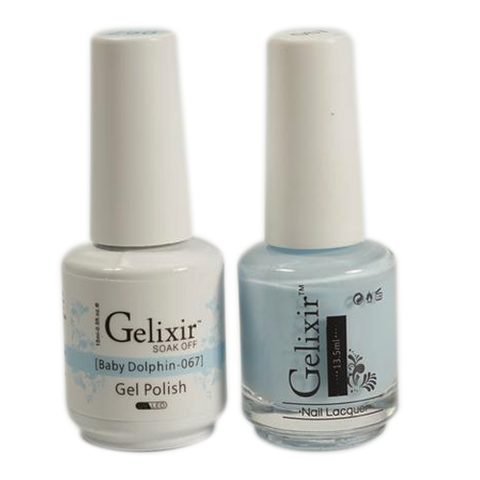 Gelixir - Matching Color Soak Off Gel - 067 Baby Dolphin