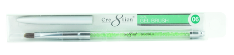 Cre8tion - Gel Brush Oval Tip Rhinestone Handle 06