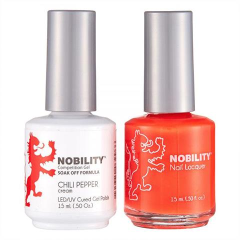 Nobility Gel Polish & Nail Lacquer, Chili Pepper - NBCS178