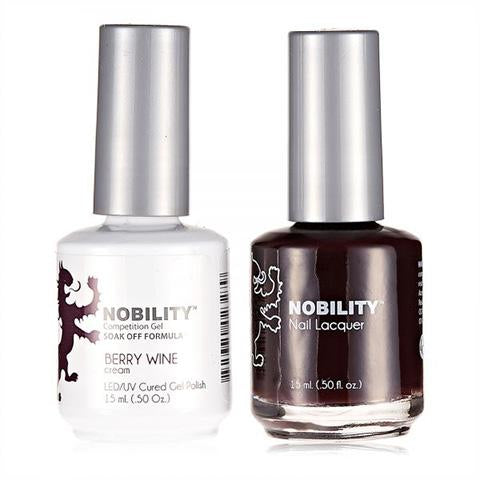 Nobility Gel Polish & Nail Lacquer, Berry Wine - NBCS009