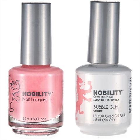 Nobility Gel Polish & Nail Lacquer, Bubble Gum - NBCS134
