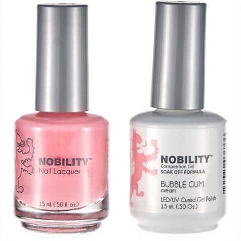 Nobility Gel Polish & Nail Lacquer, Bubble Gum - NBCS134