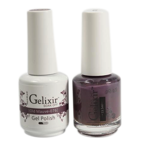 Gelixir - Matching Color Soak Off Gel - 076 Old Mauve