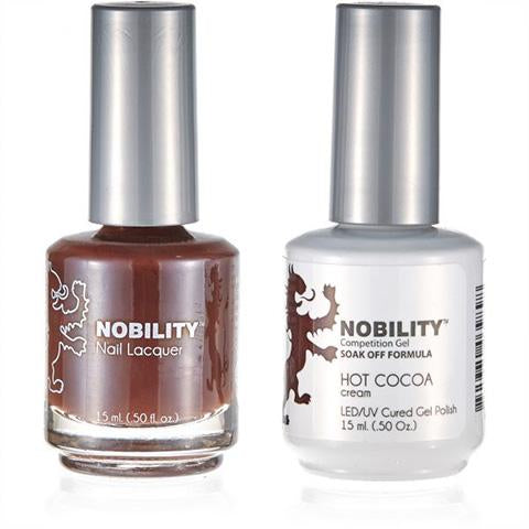 Nobility Gel Polish & Nail Lacquer, Hot Cocoa - NBCS171