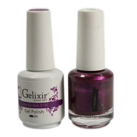 Gelixir - Matching Color Soak Off Gel - 078 Love or Not