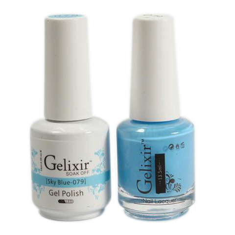 Gelixir - Matching Color Soak Off Gel - 079 Sky Blue