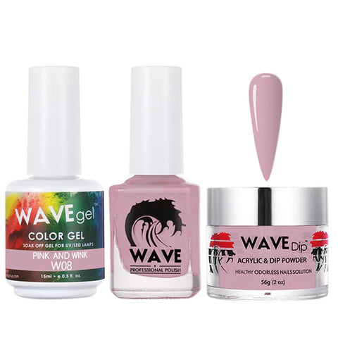 #008 Wave Gel Simplicity Collection-3 in 1 Matching Trio Set
