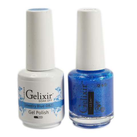 Gelixir - Matching Color Soak Off Gel - 082 Jewelry Blue