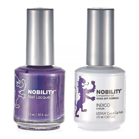 Nobility Gel Polish & Nail Lacquer, Indigo - NBCS174