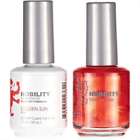 Nobility Gel Polish & Nail Lacquer, Golden Sun - NBCS044