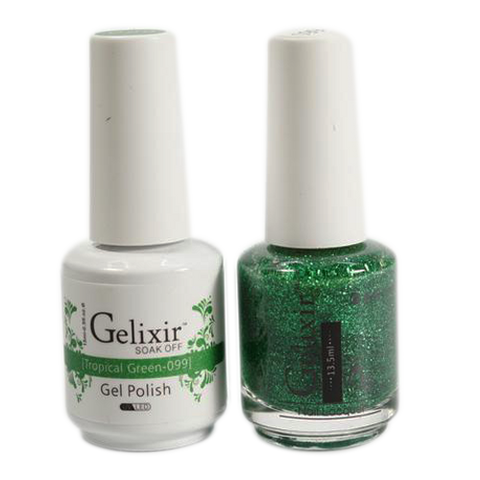 Gelixir - Matching Color Soak Off Gel - 099 Green Fairly